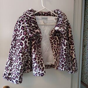 Animal Print Cropped Jacket, S-M, NWOT